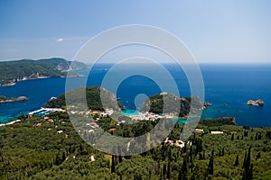 Paleokastritsa bay, Corfu, Greece