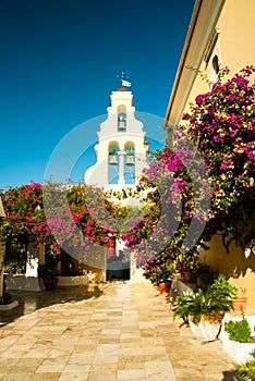 Paleokastritsa monastery, Corfu Island, Greece