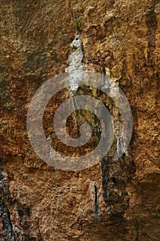 Paleolithic rock on the mountain, Zachlorou, Achaia, Greece