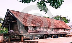 Paleolithic thatched huts in Buon Don, Daklak, vietnam photo