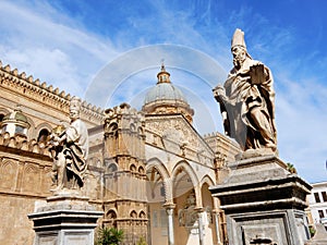 Palermo Cathedral, church of the Roman Catholic Archdiocese of Palermo, Sicily, Italy