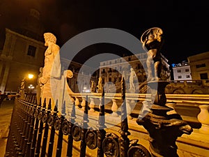 Palermo, Italy, Piazza Pretoria or Piazza della Vergogna