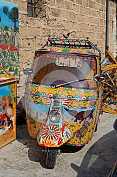 Palermo Painted Motorcycle