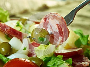 Palermo Sicilian-Style Hot Sausage salad