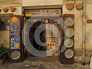 Typical shop in Palermo
