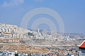 Palestin. The city of Bethlehem