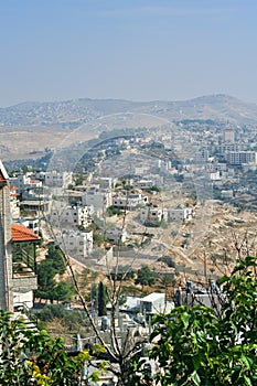 Palestin. The city of Bethlehem