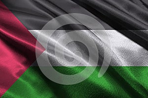 Palestine flag ,Palestine national flag 3D illustration symbol