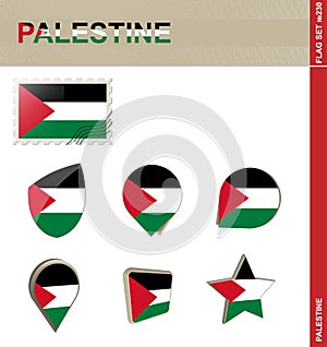 Palestine Flag Set, Flag Set #230