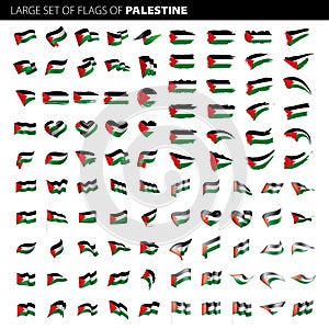 Palestine flag, vector illustration