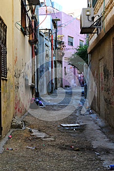 Palestinian refugee camp in Westbank, Palestine, Israel