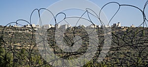 A Palestinian Village as Seen from the Israeli Side