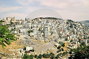 Palestinian village on the slopes of Jerusalem, Israel.