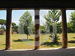 Palestra Grande of Pompeii Italy photo