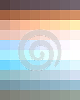 Palette with color combinations