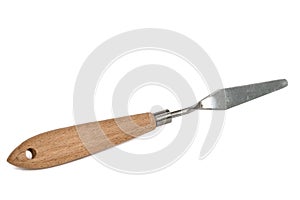 Palette knife for ÃÂreativity, isolated on white background