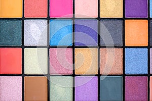 Palette with makeup. Multicolor Eye Shadow