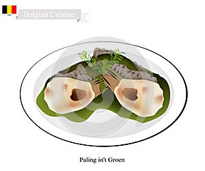 Paling in`t Groen, A Popular Dish in Belgium