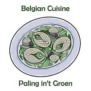 Paling in't Groen, A Popular Dish in Belgium