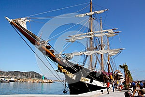 Palinuro naval officier training ship