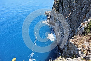 Palinuro Ã¢â¬â Scogliera a strapiombo di Punta Quaglia