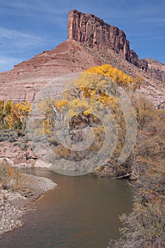 The Palisade with Part of the Dolores River