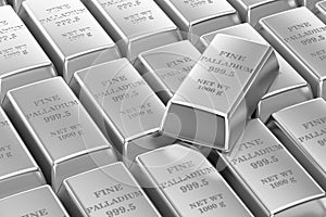 Palladium bars background