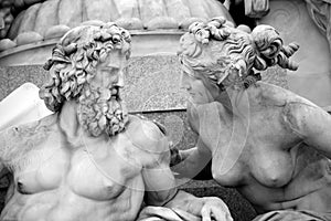 Pallas-Athena-Brunnen Fountain, Austrian Parliament in Vienna, A