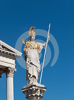 Pallas Athena statue at Austrian Parliament building, Vienna
