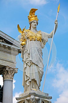 Pallas Athena Statue in Vienna