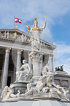 Pallas Athene Fountain, Vienna, Austria