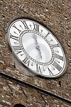 Pallazo Vecchio clock. Firenze.