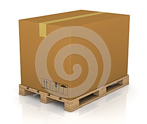 Pallet and carton box