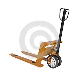 Pallet Hand Truck isolated on white