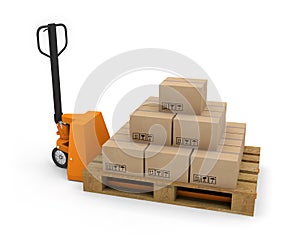 Pallet truck forklift pallet boxes