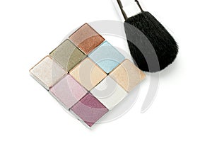 Pallete for Make up and Brush