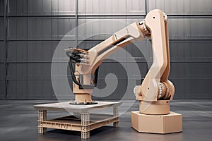 palletizing robot, lifting and placing goods onto pallets with speed and precision