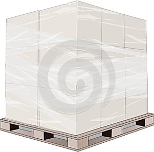 Pallets boxes box brown