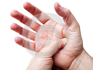 Palm acupressure