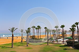 Palm Beach luxury hotel at the Dead Sea