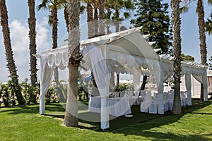 Palm beach wedding pavilion