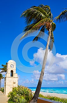 Palm Beach Worth Avenue clock tower Florida