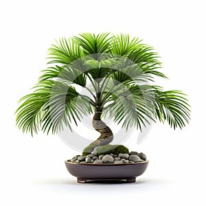 Palm Bonsai: Exquisite Miniature Trees For Serene Indoor Decor