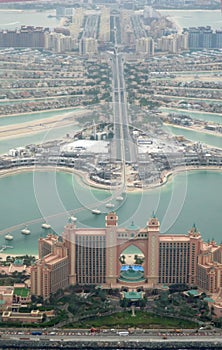The Palm Dubai and Atlantis Hotel
