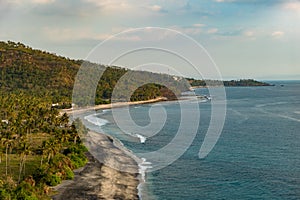 Beach near Sengiggi, Lombok, Indonesia photo