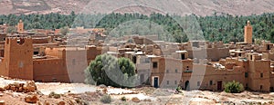 Palm grove of Tafilalet Sijilmassa in morocco