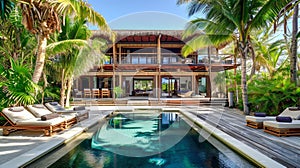 Palm Paradise Bungalow Style