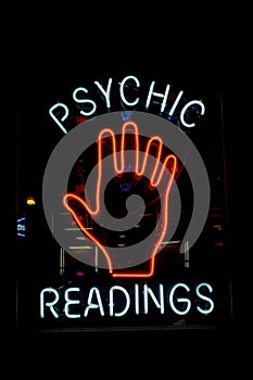 Palm reading sign