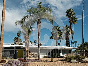 Palm Springs, California classic midcentury residential architecture photo