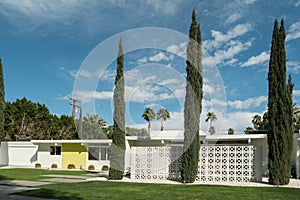 Palm Springs, California classic midcentury residential architecture photo